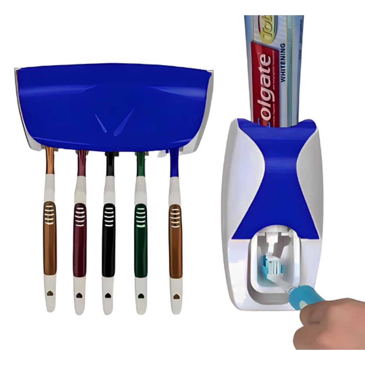 GENERICO - Dispensador De Pasta De dientes Soporte Para Cepillo de Dientes