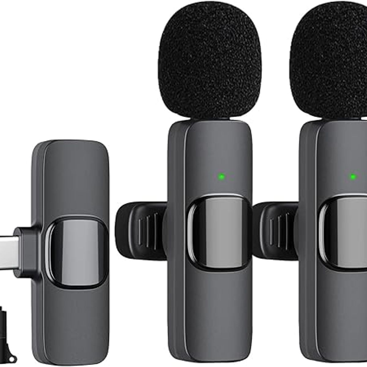 GENERICO - Micrófono Inalámbrico Solapero Lavalier - Negro