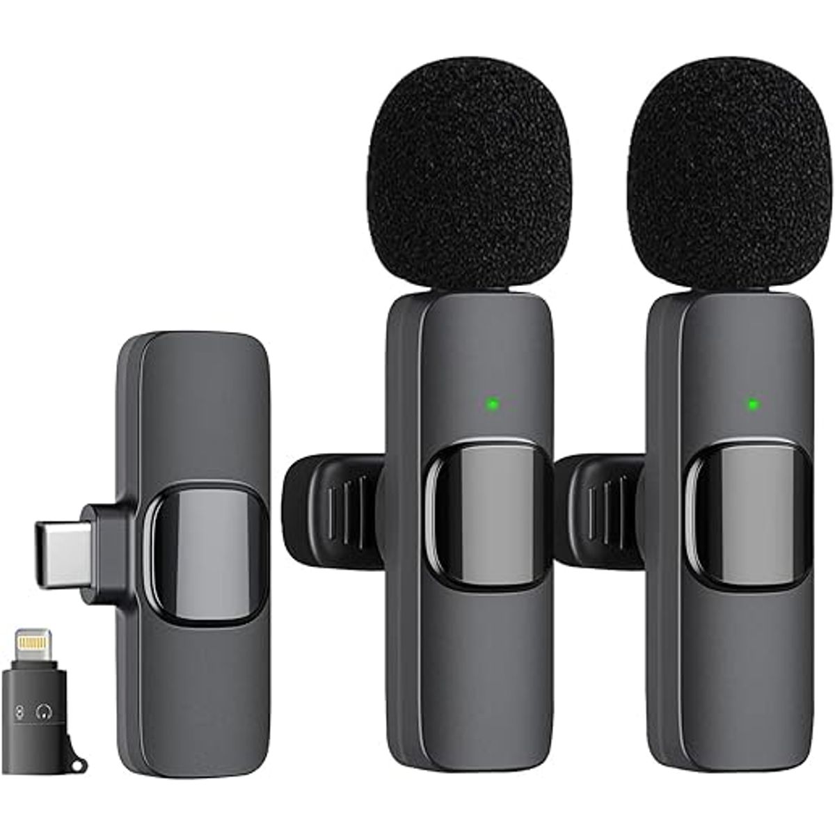 GENERICO - Micrófono Inalámbrico Solapero Lavalier - Negro