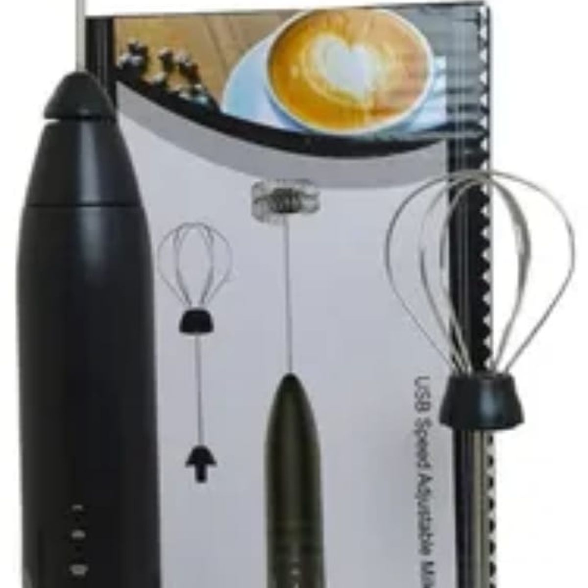 GENERICO - MINI BATIDORA ELECTRICA  PORTATIL RECARGABLE