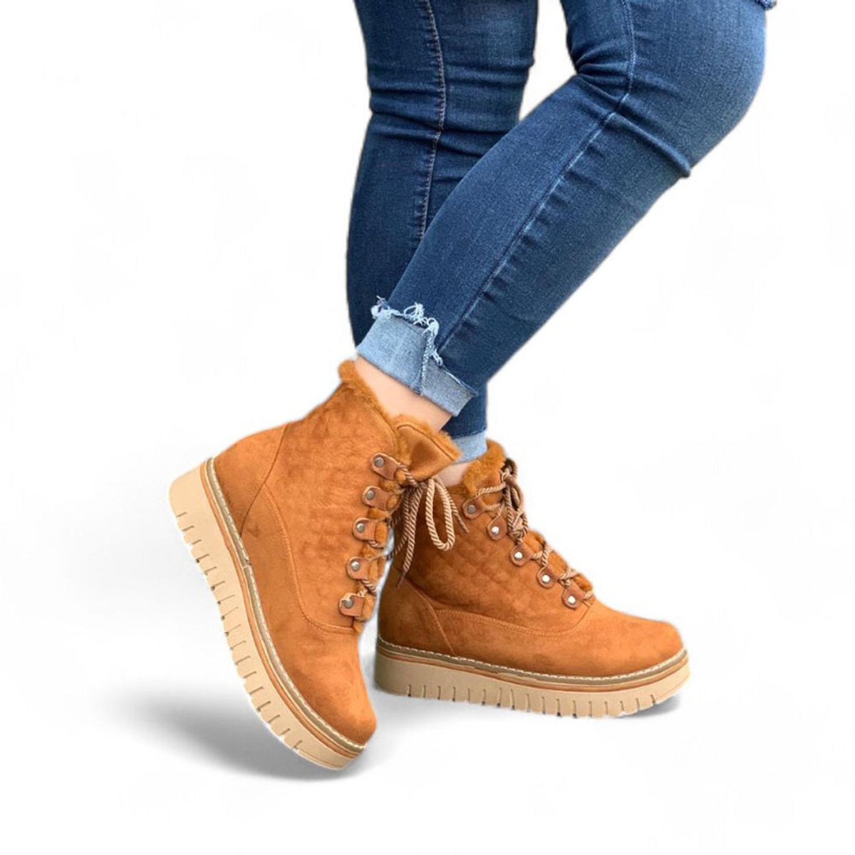 GENERICO - Zapatilla Mujer Yomar Acolchada Reptilian 2086L-58 Color Camel