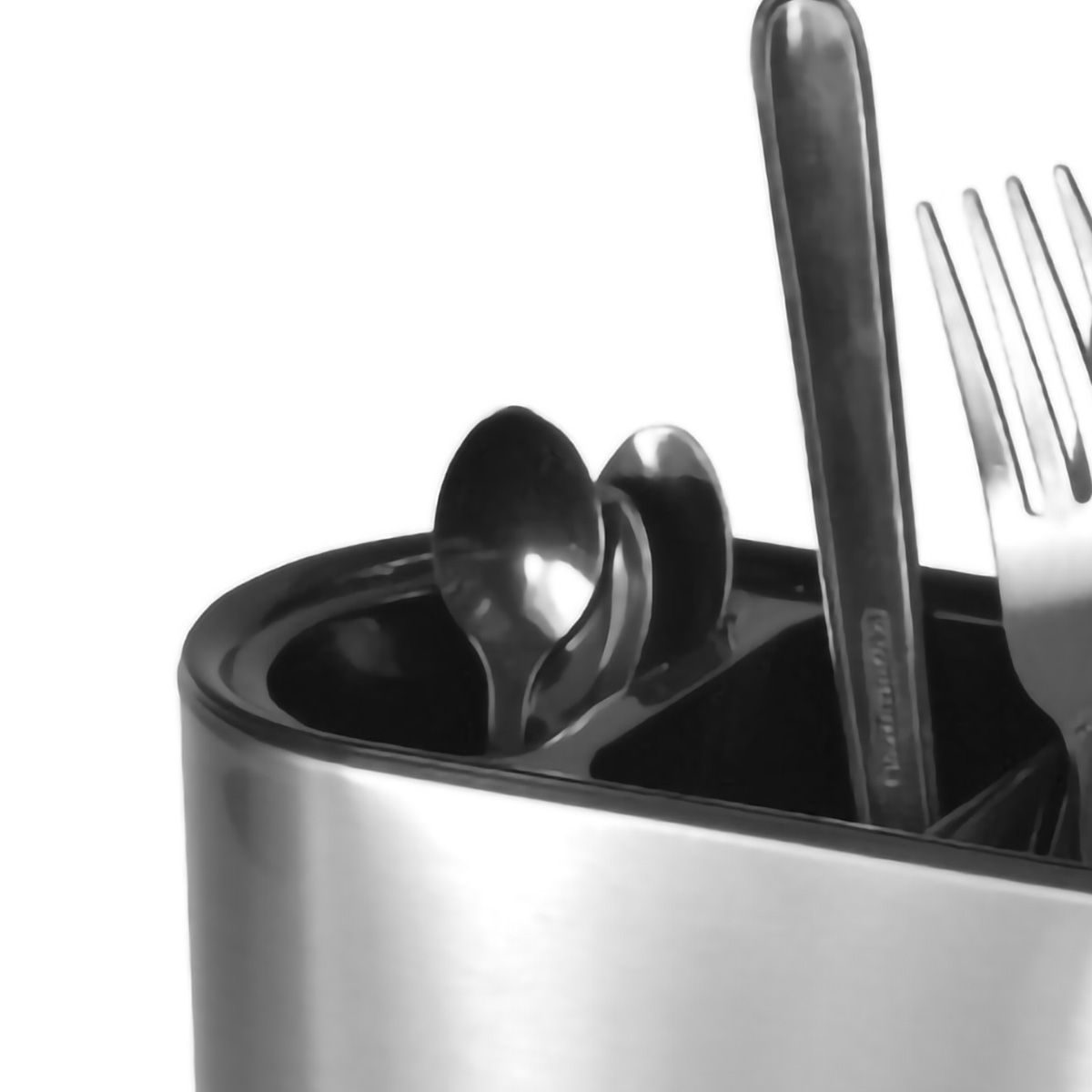 FACUSA - Porta cubiertos de Acero Inoxidable Facusa de 4 Divisiones