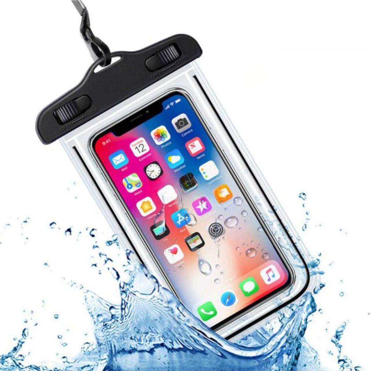 GENERICO - Protector de Agua para Celular - Funda Acuática