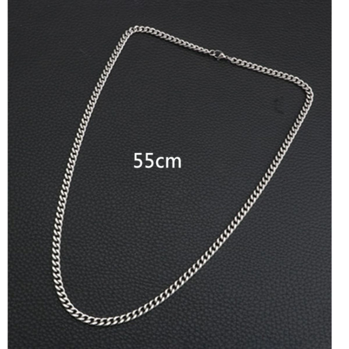 GENERICO - COLLAR TIPO ESLABON DE ACERO INOXIDABLE HOMBRE