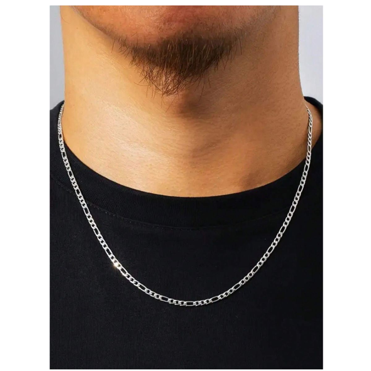 GENERICO - COLLAR TIPO CARTIER DE ACERO INOXIDABLE HOMBRE