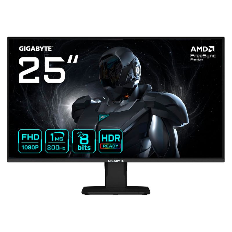 GIGABYTE - Monitor Gigabyte GS25F2 Gaming 245 FHD IPS 200Hz 1ms HDR10