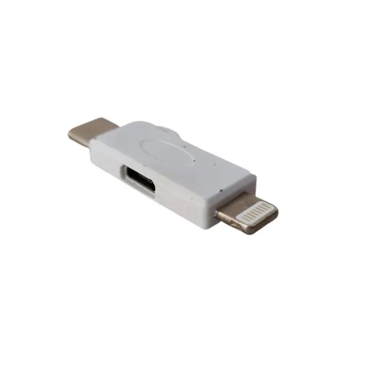 GENERICO - ADAPTADOR DE ILUMINACIÓN MICRO USB SR CONECTOR A TIPO C Y LIGHTNING