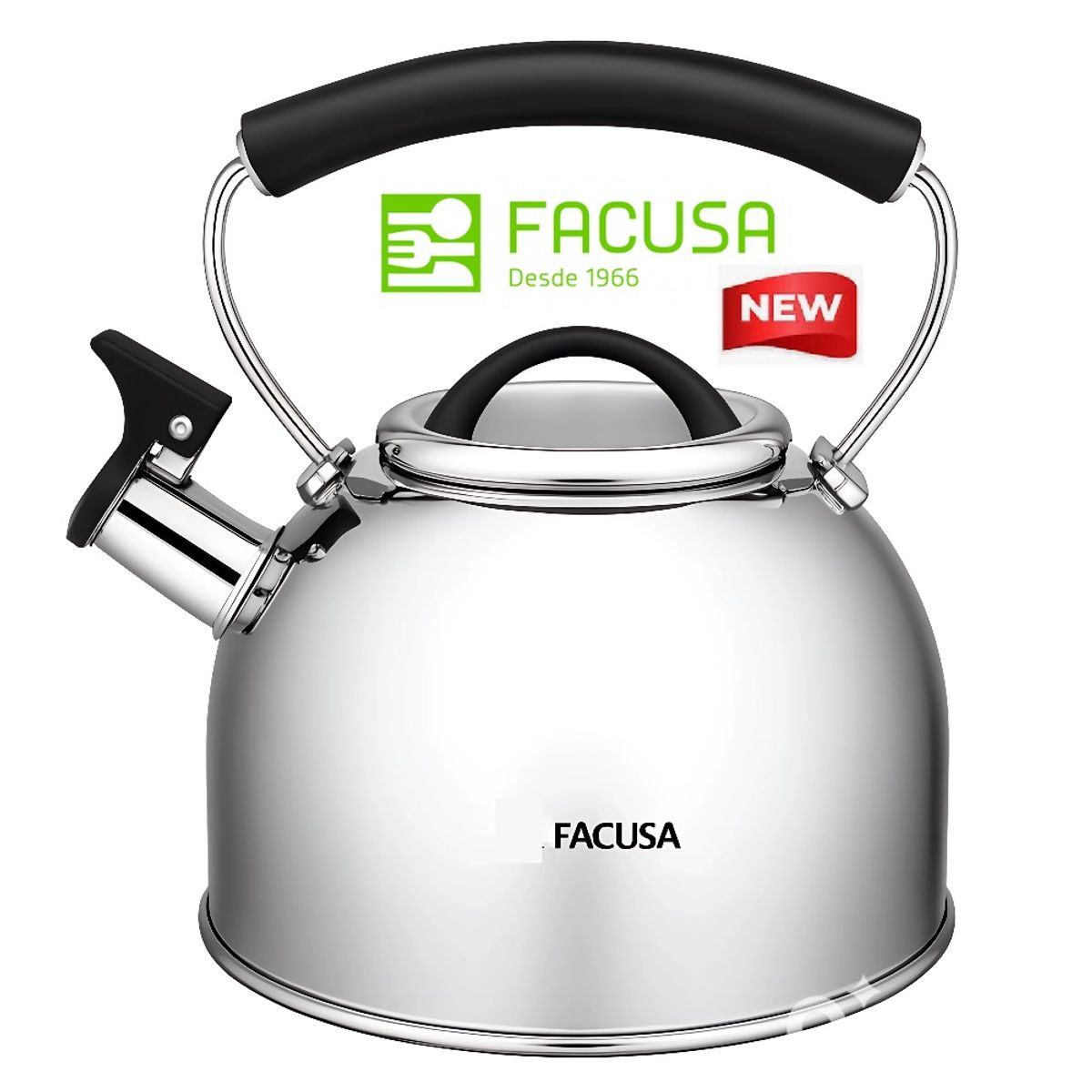 FACUSA - Tetera Facusa de 2.5 litros con Silbador