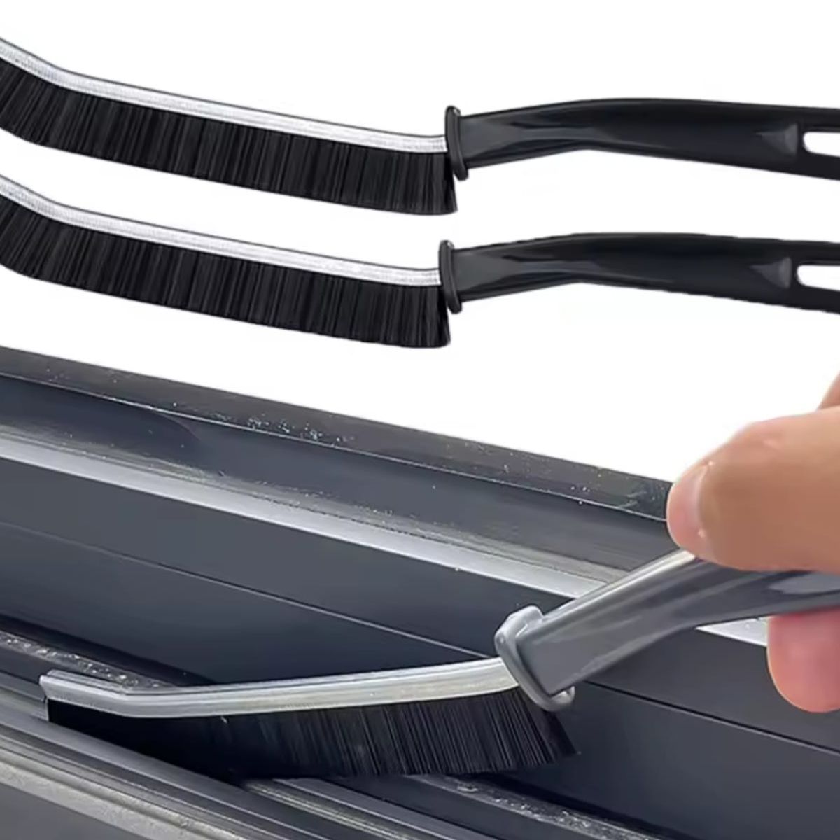 GENERICO - Set De 2 Cepillos De Limpieza Para Rincones Difíciles