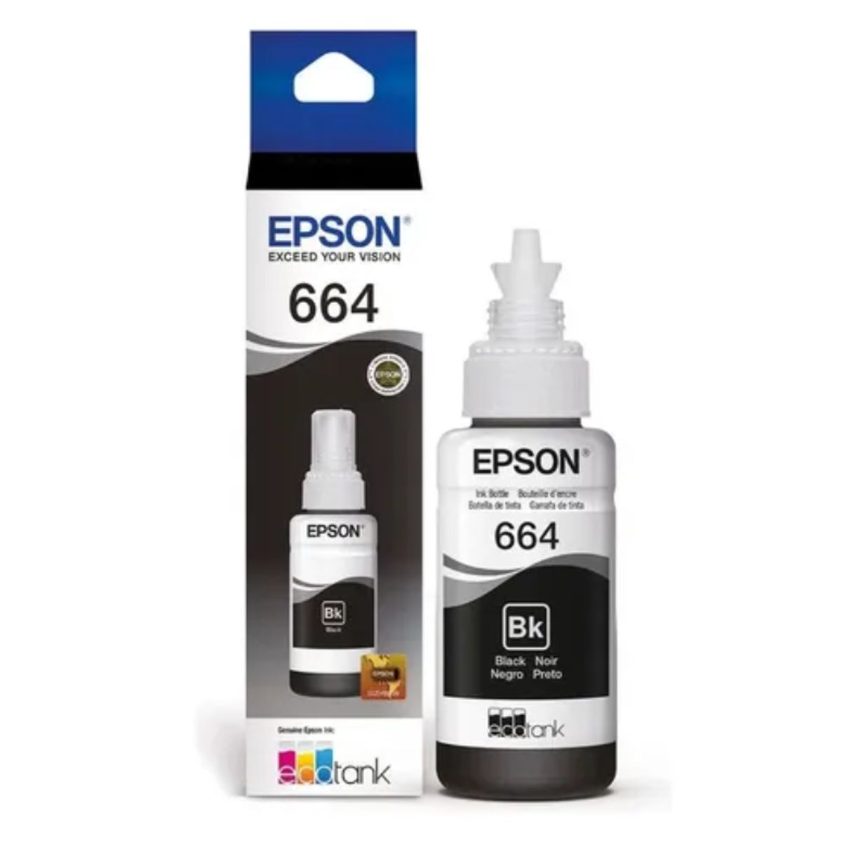 EPSON - Tinta para impresora 664 Negro