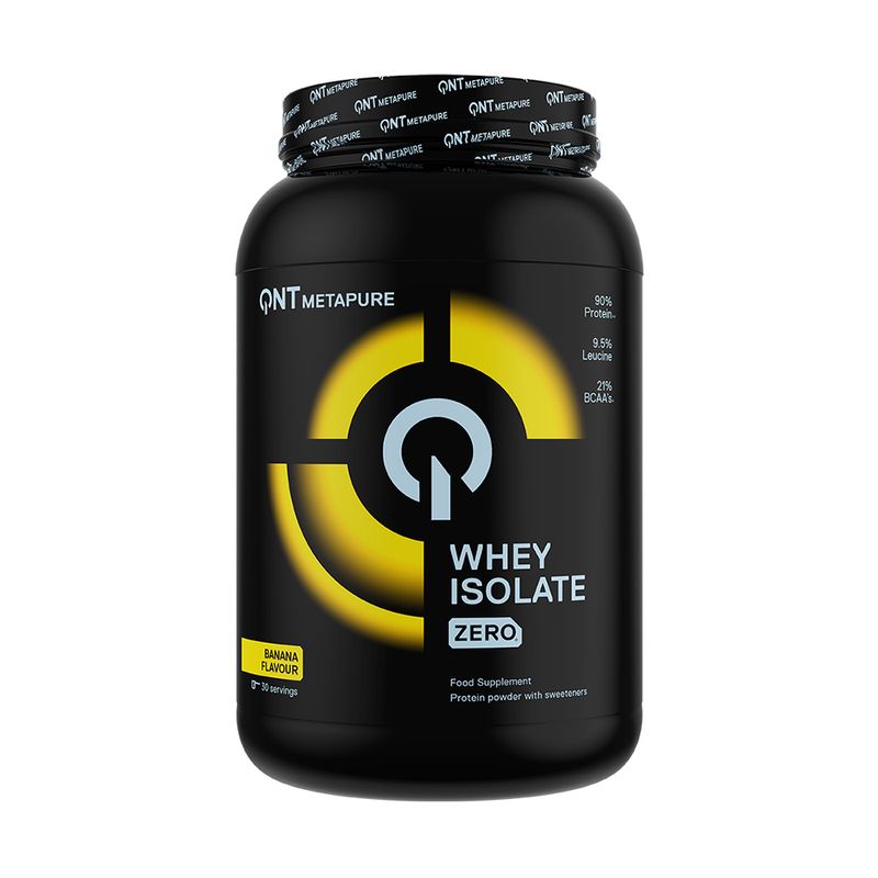QNT - Proteina Metapure Whey Isolate Zero Carb 908gr Plátano QNT