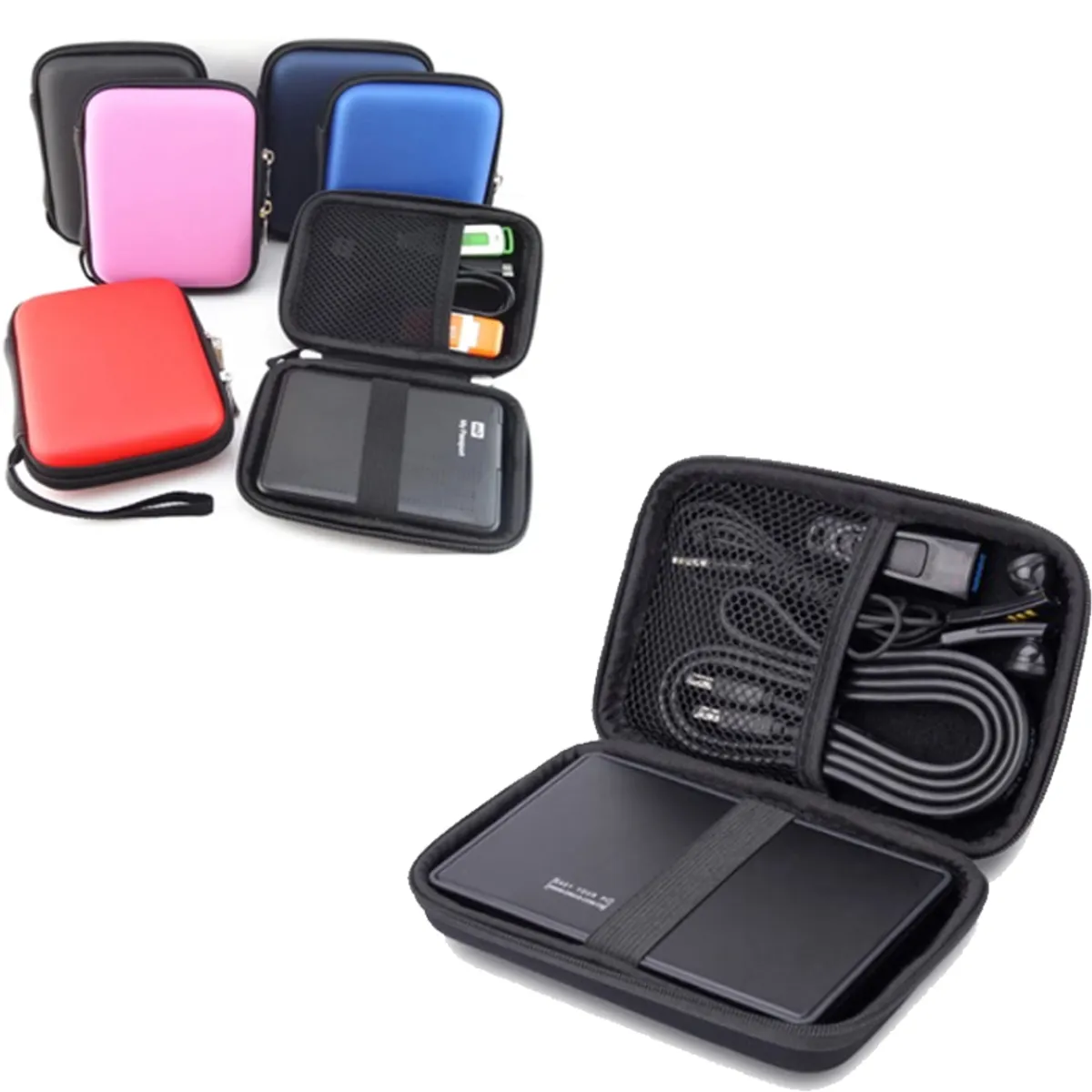 GENERICO - Case disco duro externo usb 3.0 + estuche protector funda