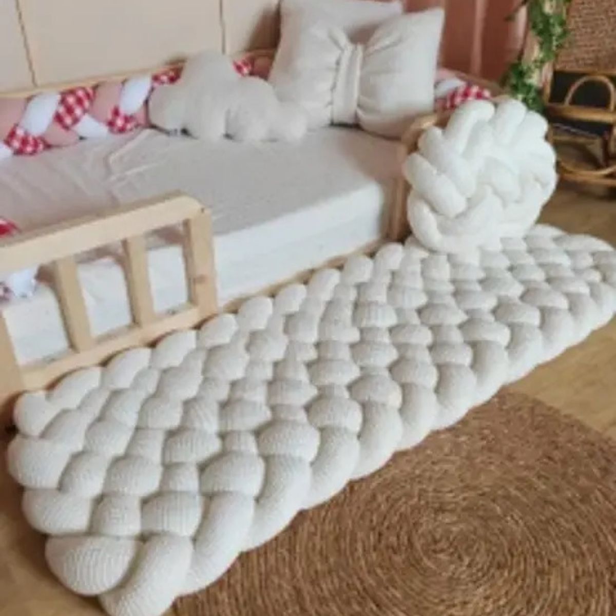 GENERICO - Mat o pie de cama en tela wafer