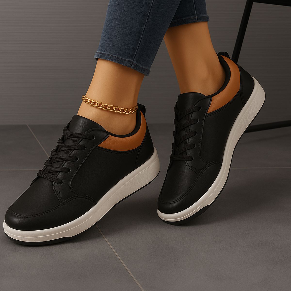 GENERICO - Zapatillas Mujer Misshus Nat Negro