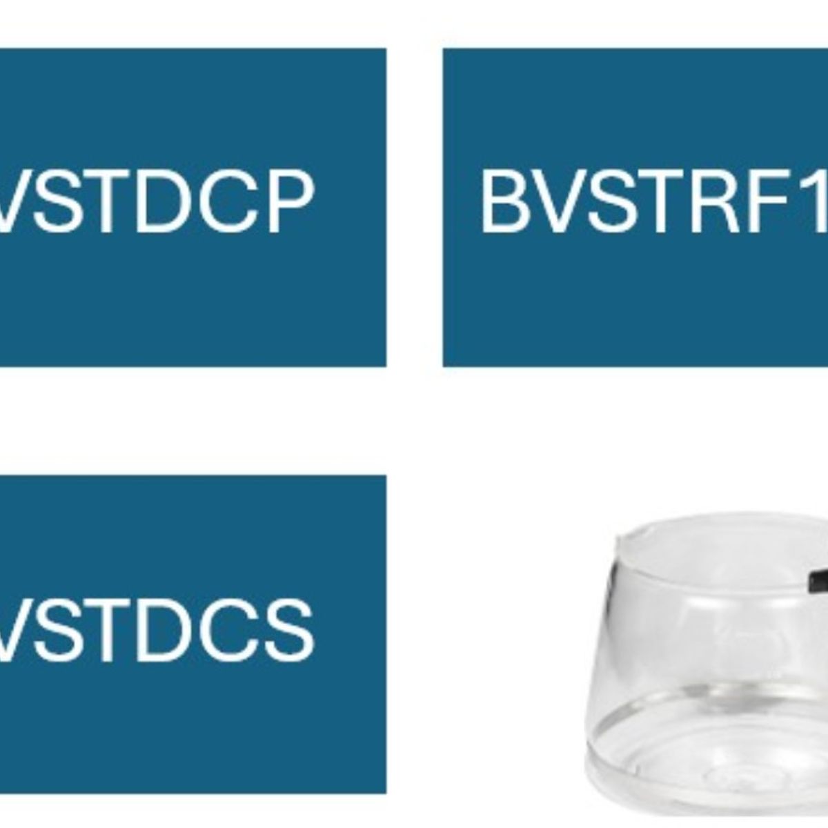 GENERICO - Jarra de repuesto de vidrio 12 tazas compatible con cafetera OSTER