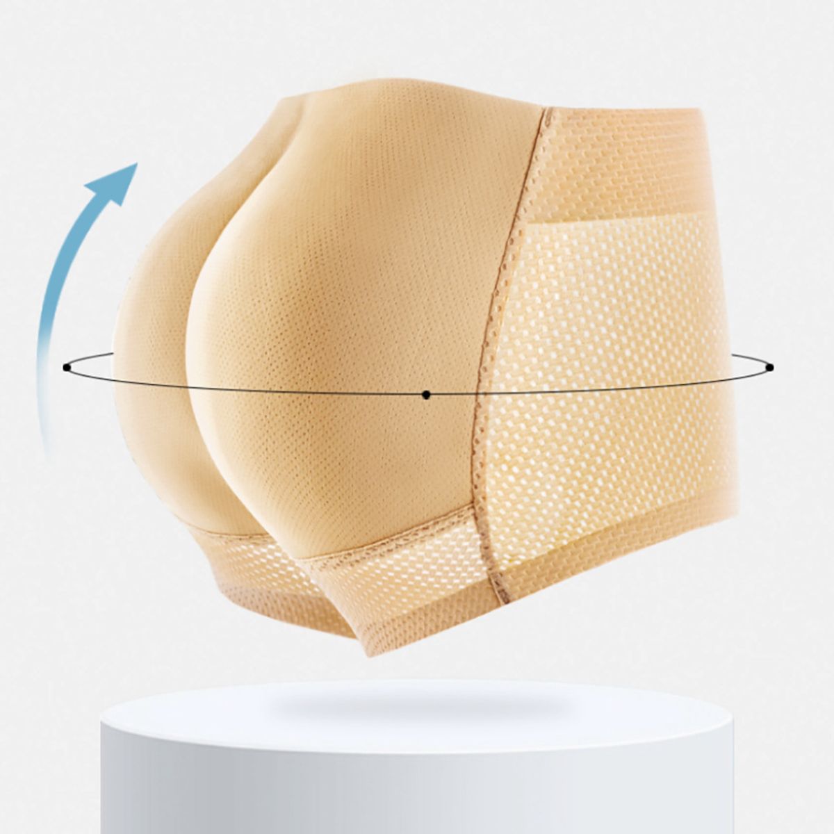 BAALATHKKO5 - Ropa interior masculina Hip Lift Almohadilla de esponja engrosadora