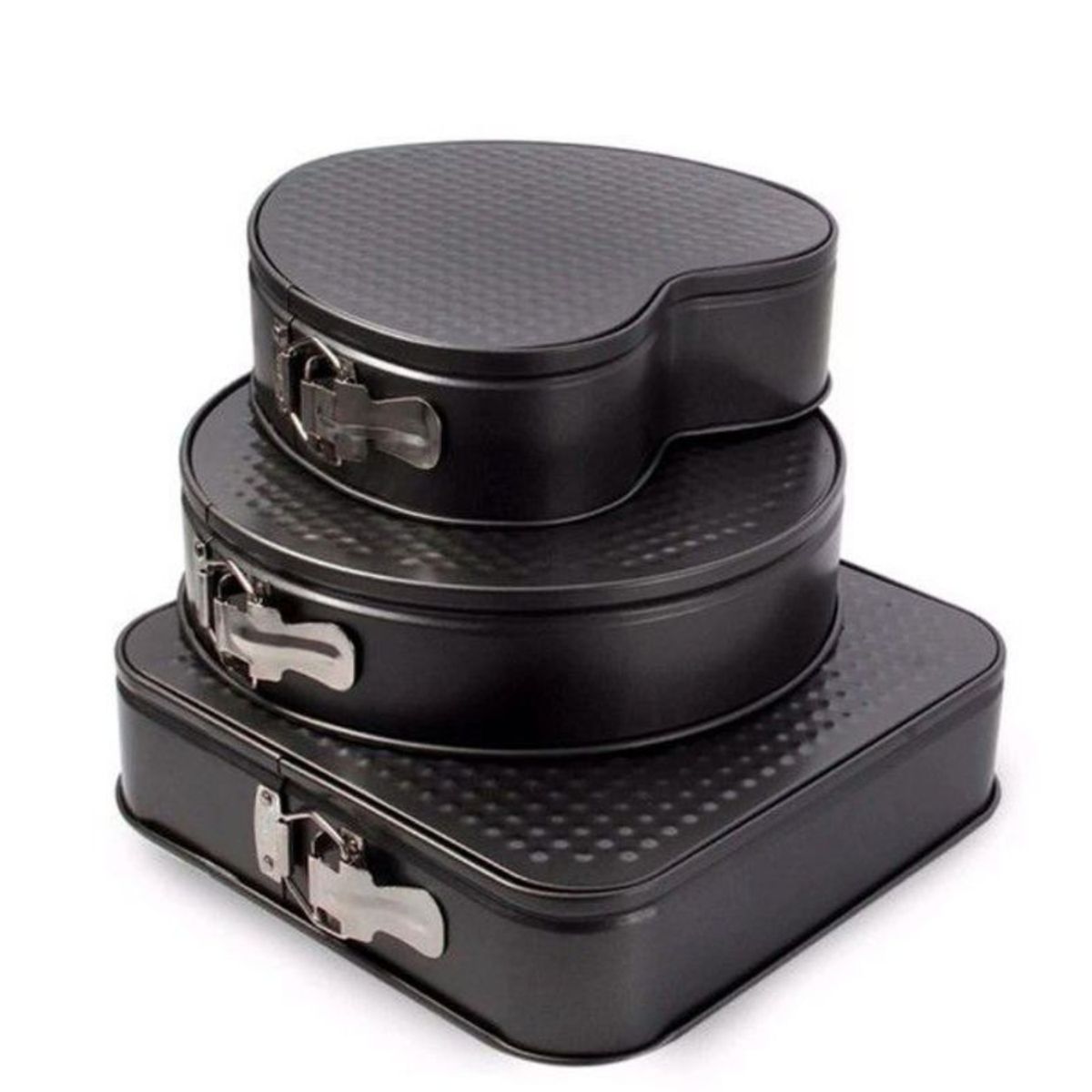 GENERICO - Set De 3 Piezas        Moldes Para Keke De Repostería