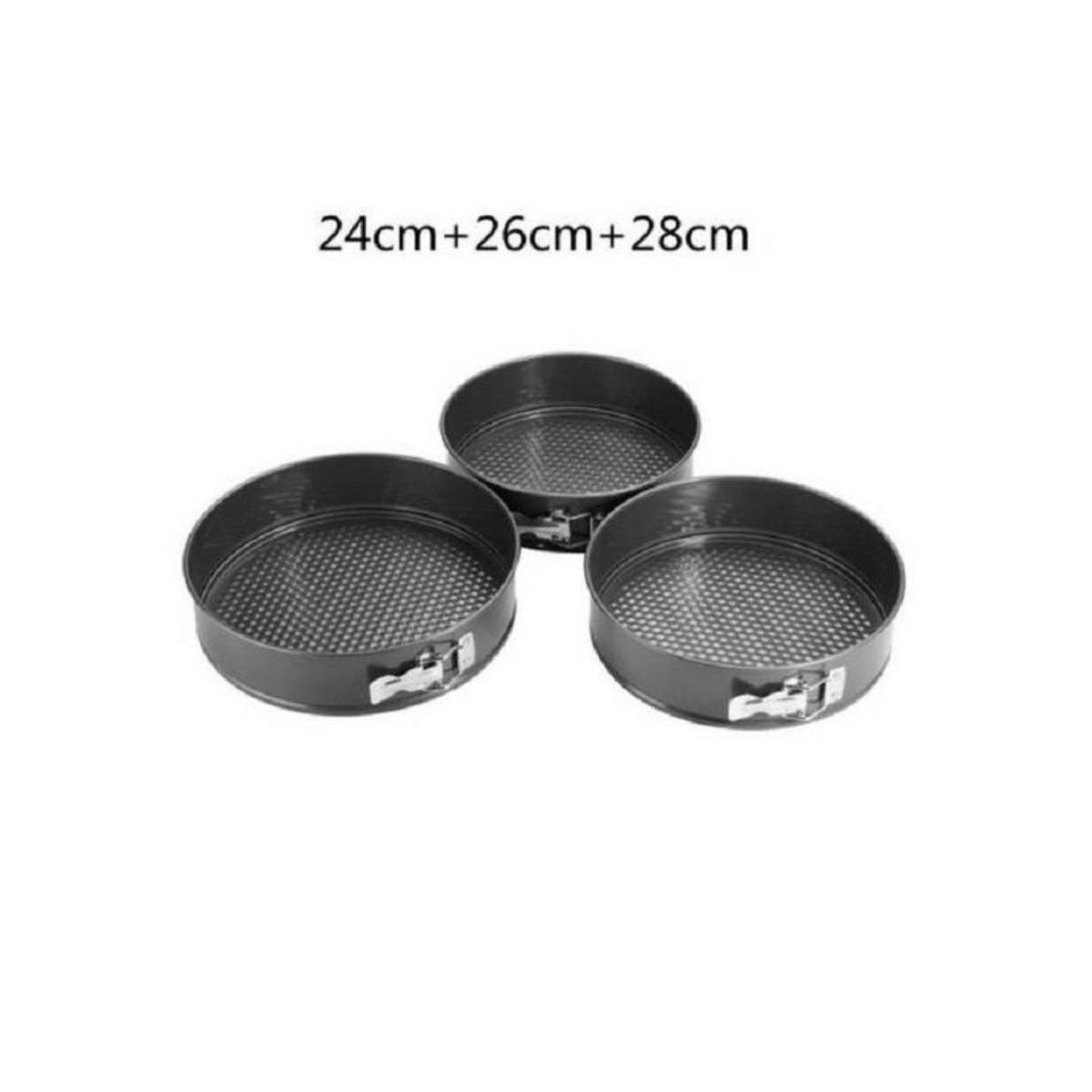 GENERICO - Set De Tres Moldes Para Keke Circulares