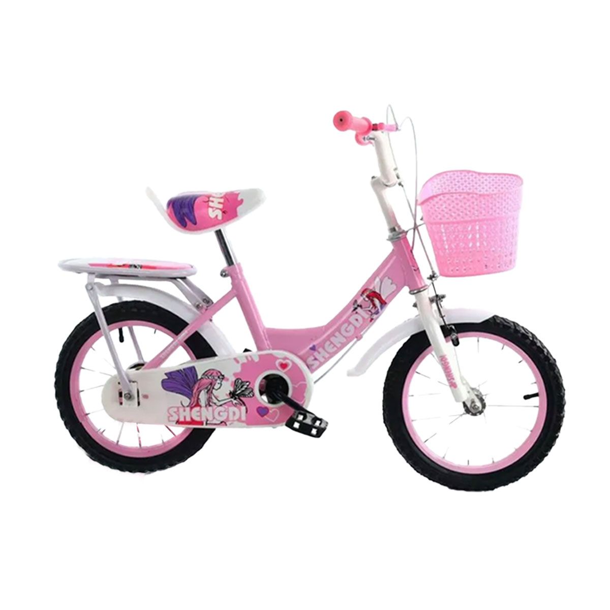 GENERICO - Bicicleta Para Niña Infantil Kids Doble Aro 20 Rosada ABC