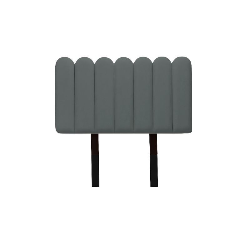 MUEBLES MACRUMO - Cabecera Alta Ginebra de King - Color Gris oscuro