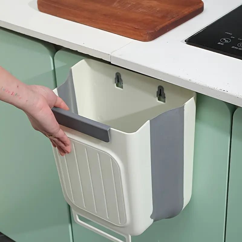 MEGIMPERU - Bote de Basura Plegable para Cocina  Colgante para Gabinete