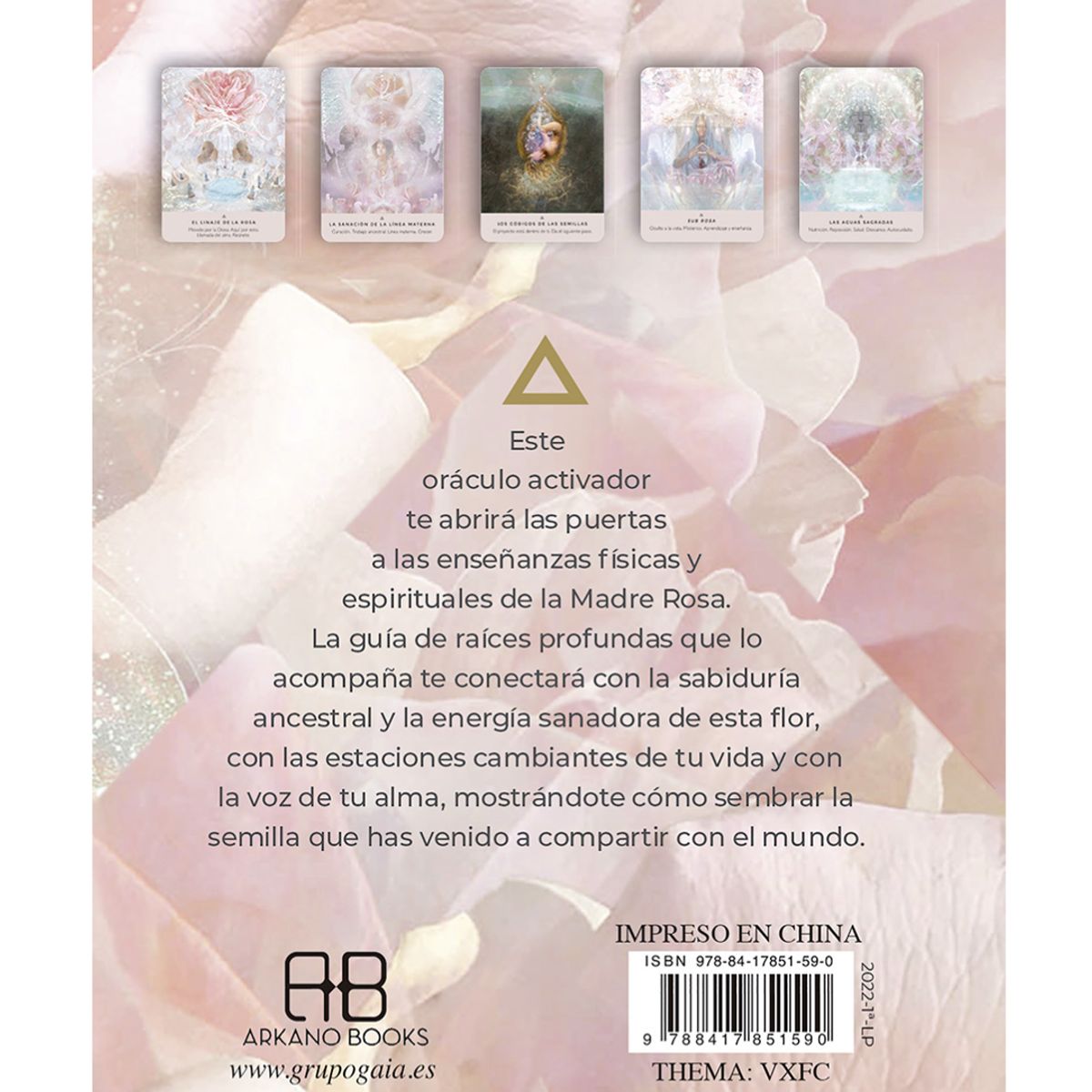 GENERICO - Oráculo de la rosa: 44 cartas y libro guía