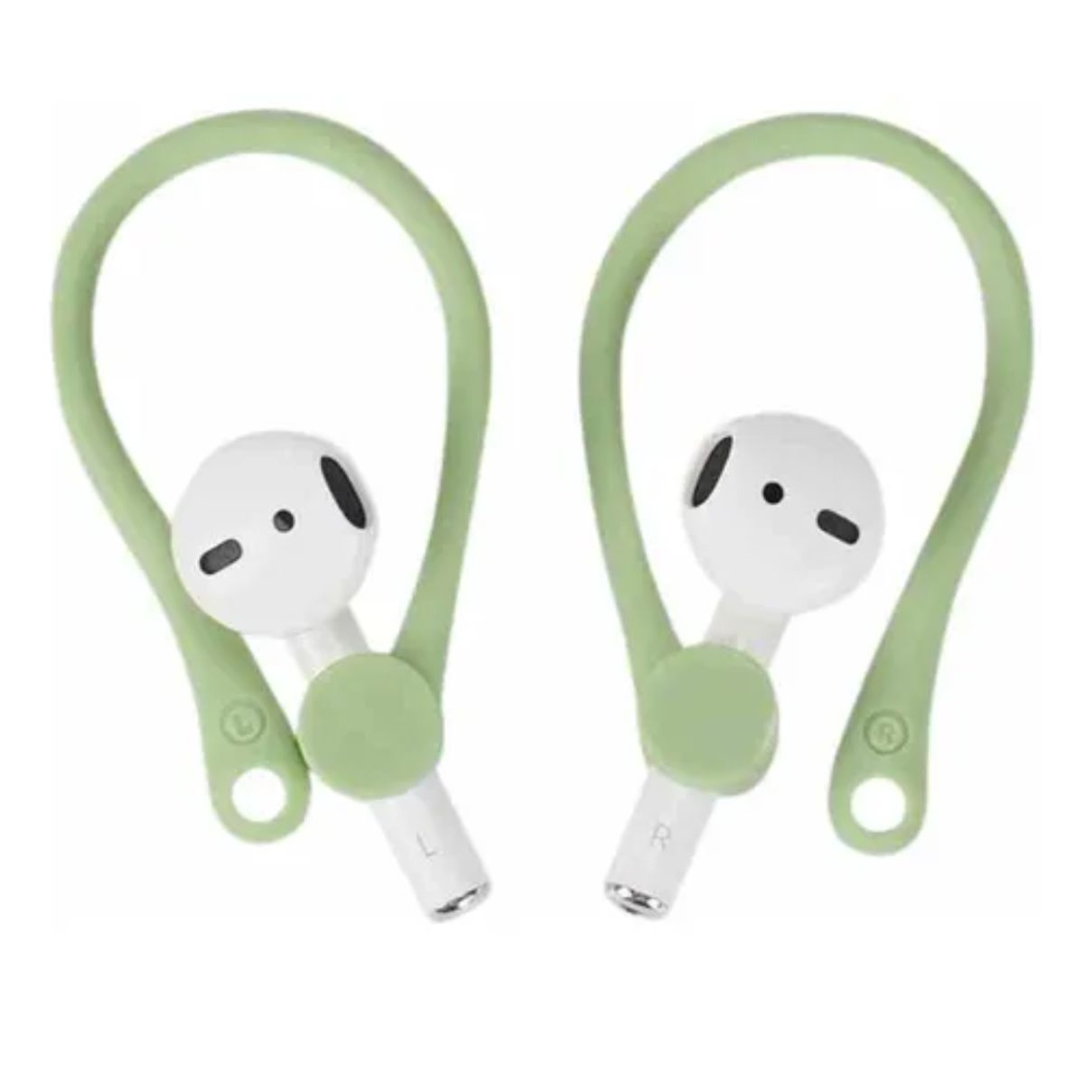 GENERICO - Clip Sujetador Gancho Antiperdida Para AirPods Pro 1 2 3 - VERDE