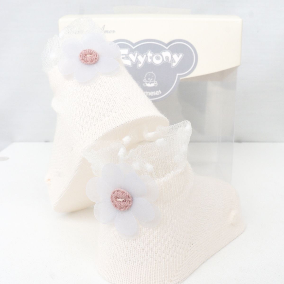 EVYTONY - MEDIA PARA NIÑA MODELO FLOR