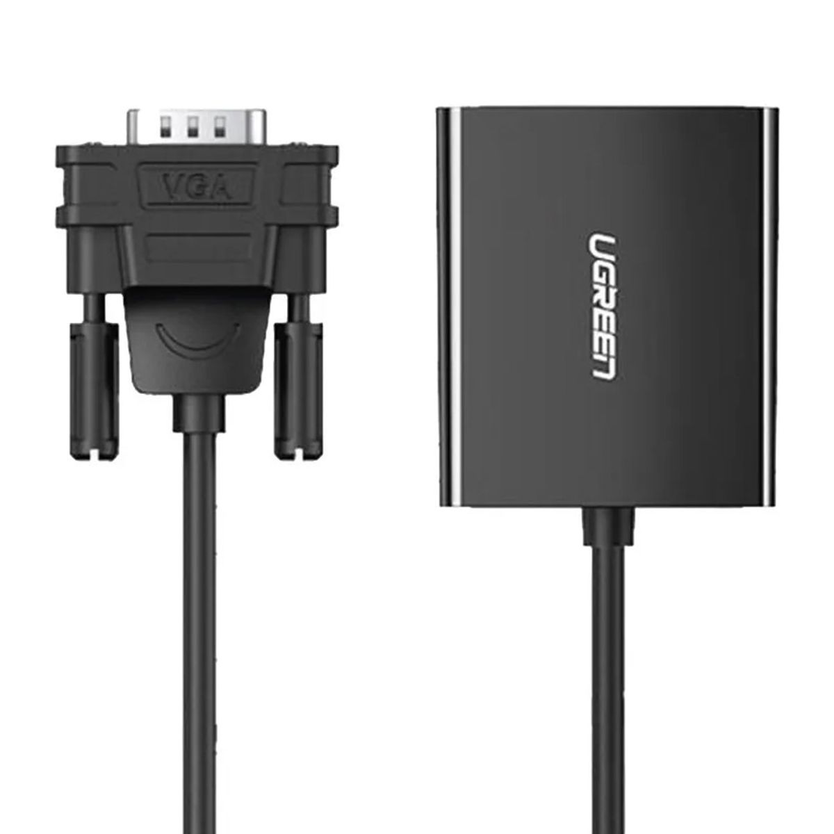 UGREEN - Adaptador Convertidor Vga A Hdmi Con Audio Ugreen 1080p 15cm