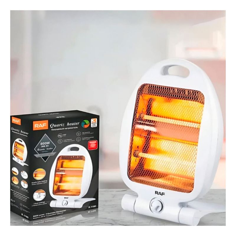 GENERICO - Pack2 Calefactor Manual en Tono Blanco Y+Regalo Stickers