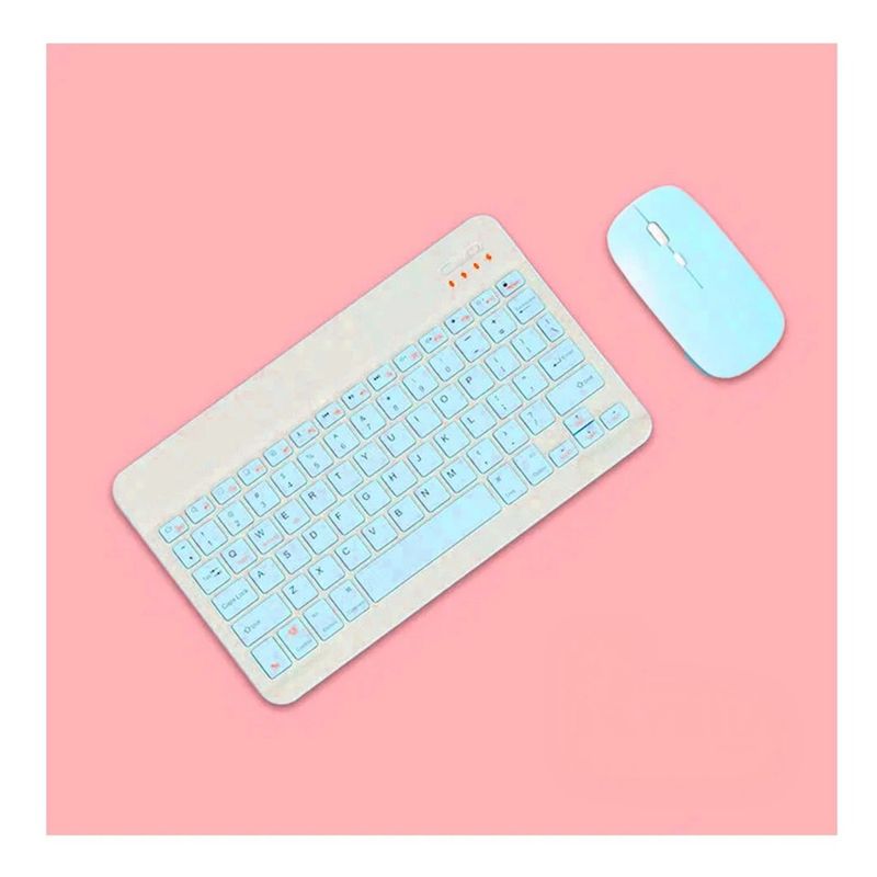 GENERICO - Pack2 Kit con Conexión Bluetooth en Celest Y+Regalo Stickers