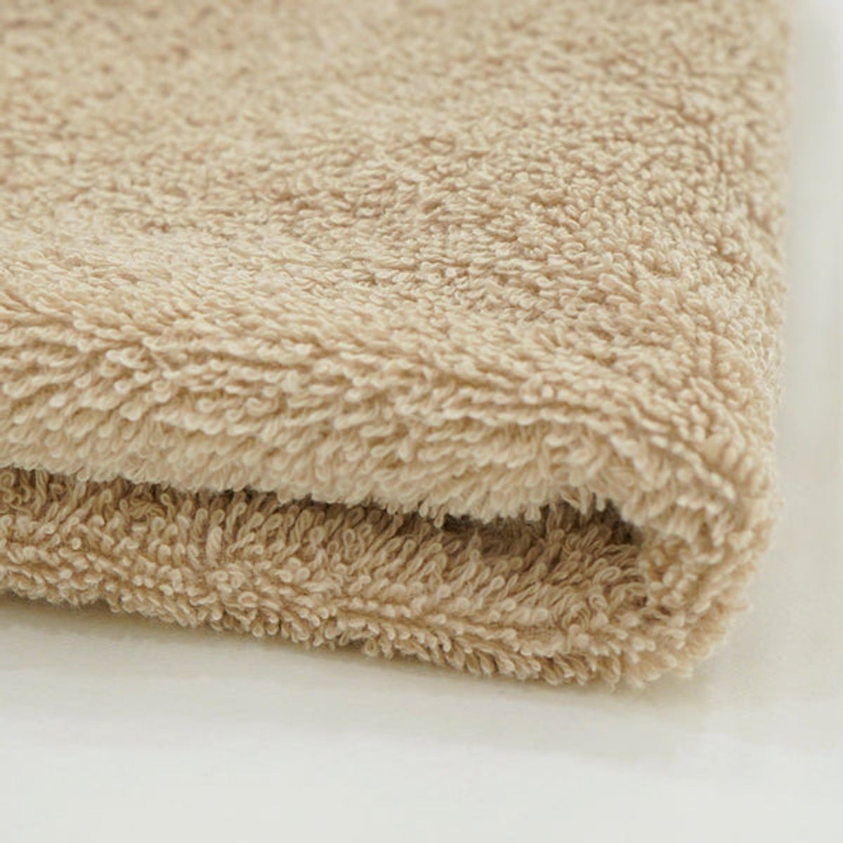 PLUMAS - Toalla Facial 30 X 30 cm 100 % Algodón - Beige