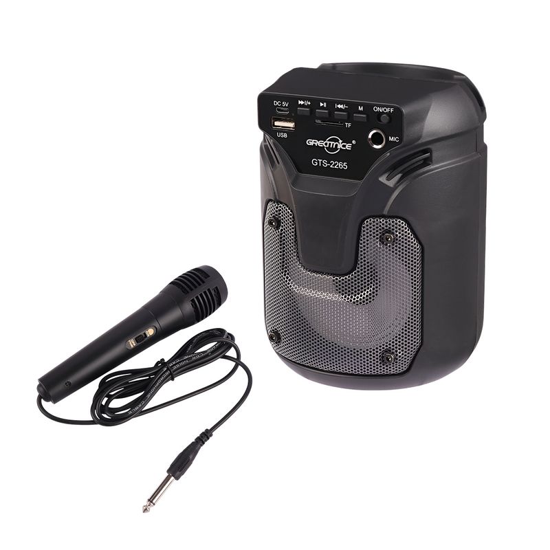 GENERICO - Parlante Portatil con Movilidad Practica en Color Plomo