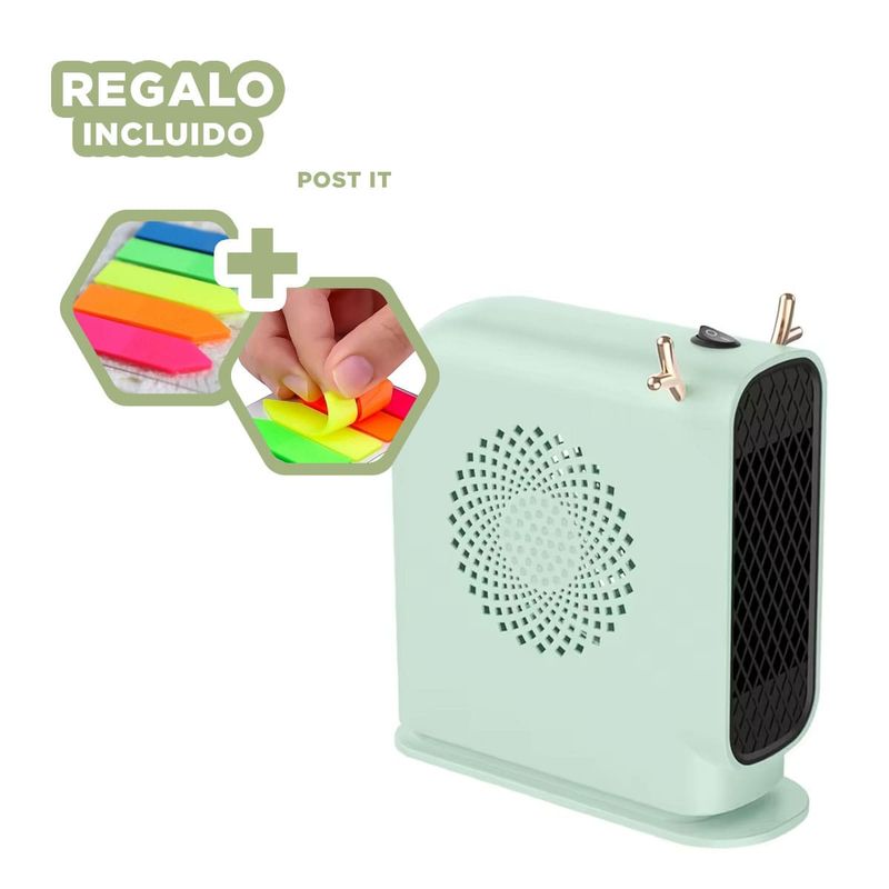 GENERICO - Pack12 Calentador con Orejas Verde Y+Banderitas Adhesivas