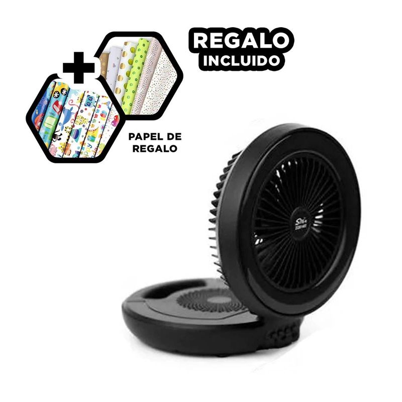 RYBIU IMPORT - Parlante Innovador Maravilloso en Negro Y+Papel de Regalo
