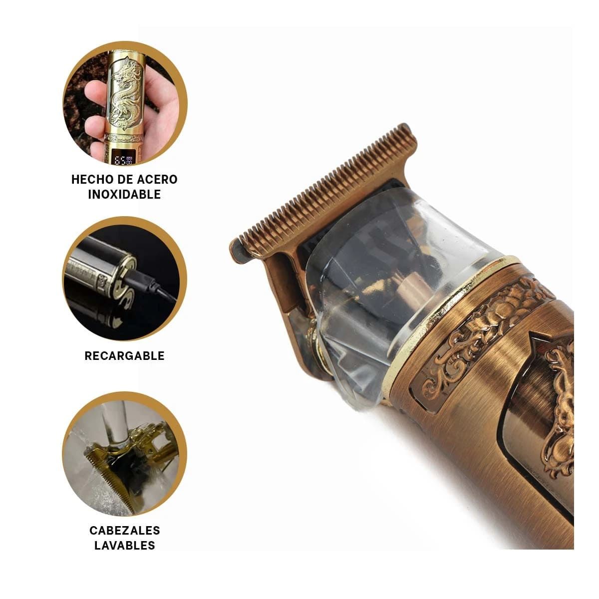 RYBIU IMPORT - Pack2 Peluquera para Rasurar Duradera Y+Banderitas Adhesivas