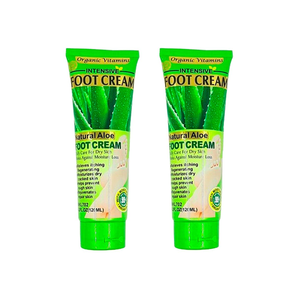 GENERICO - Crema Para Pies Aloe Vera 120ml Fruit Of The Wokali 2 Und