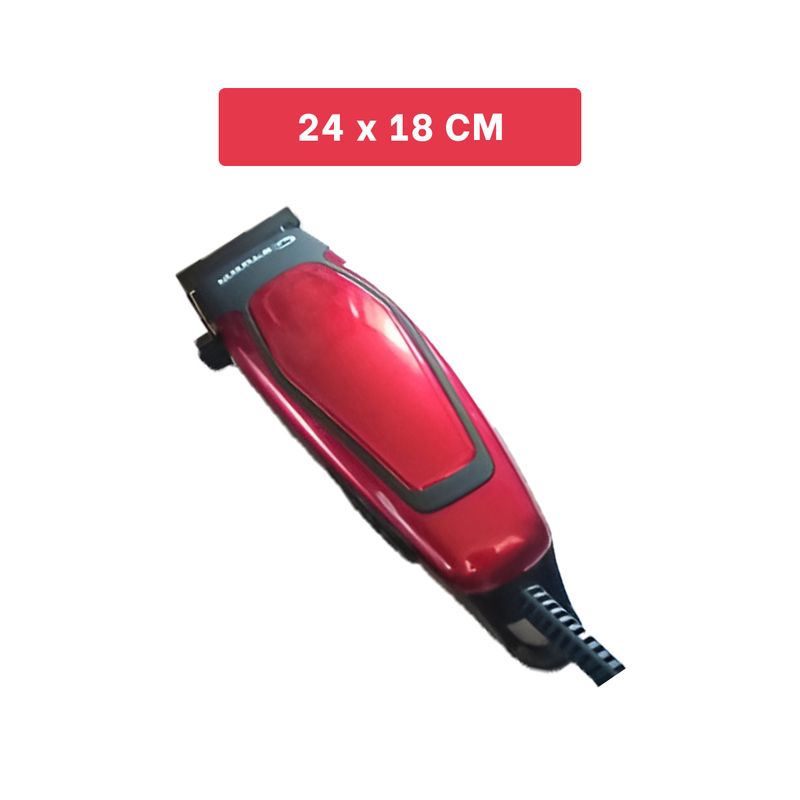 RYBIU IMPORT - Pack4 Peluquera con Cable de Color Rojo Y+Ligas de Regalo