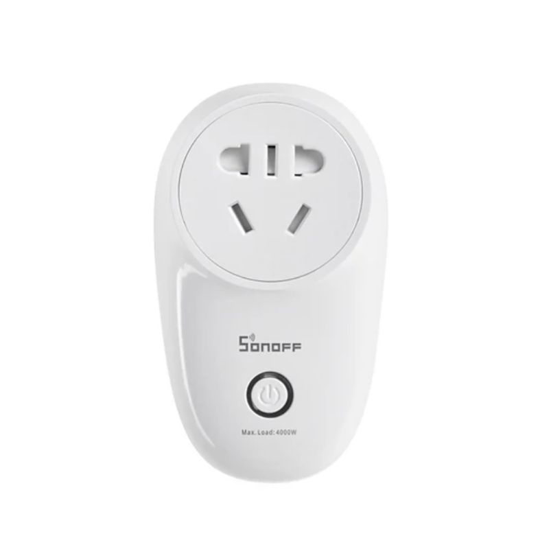 SONOFF - Enchufe Inteligente Wi-Fi Sonoff S26 Temporizador y Apagado Remoto