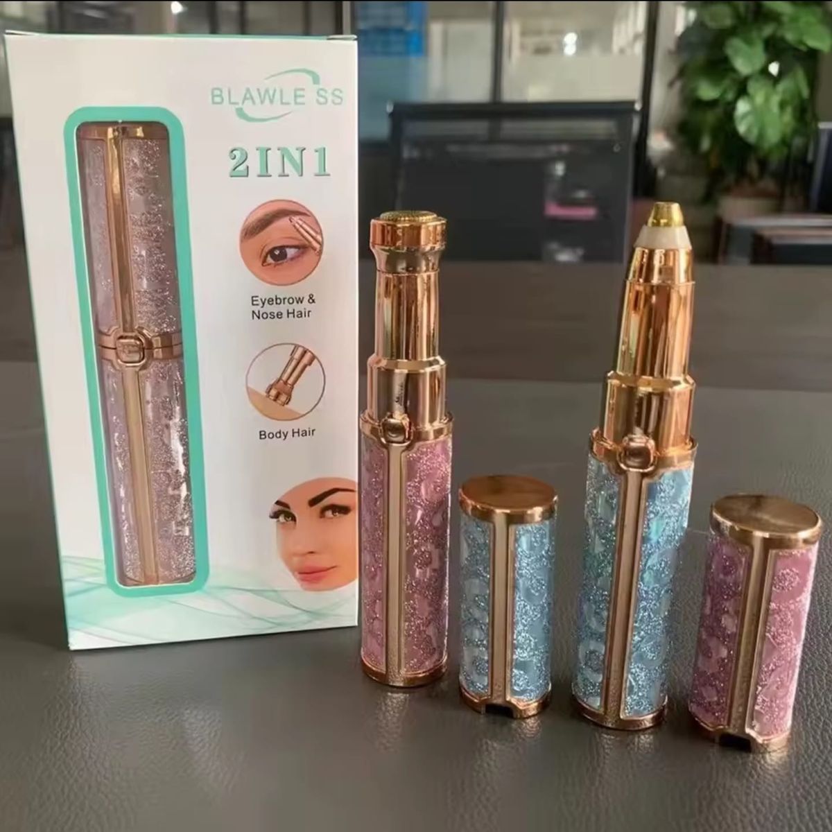 GENERICO - Depilador Eléctrico de Cejas Portátil