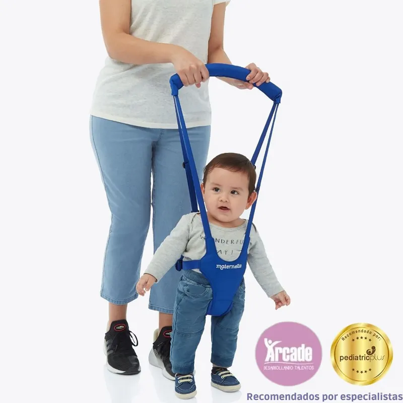 MATERNELLE - Arnés para Bebé Primeros Pasos Azul Maternelle