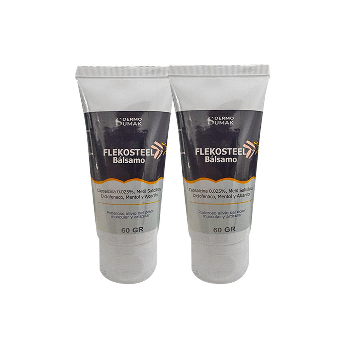 GENERICO - Crema Flekosteel Bálsamo 60gr Dermosumak 2 Und