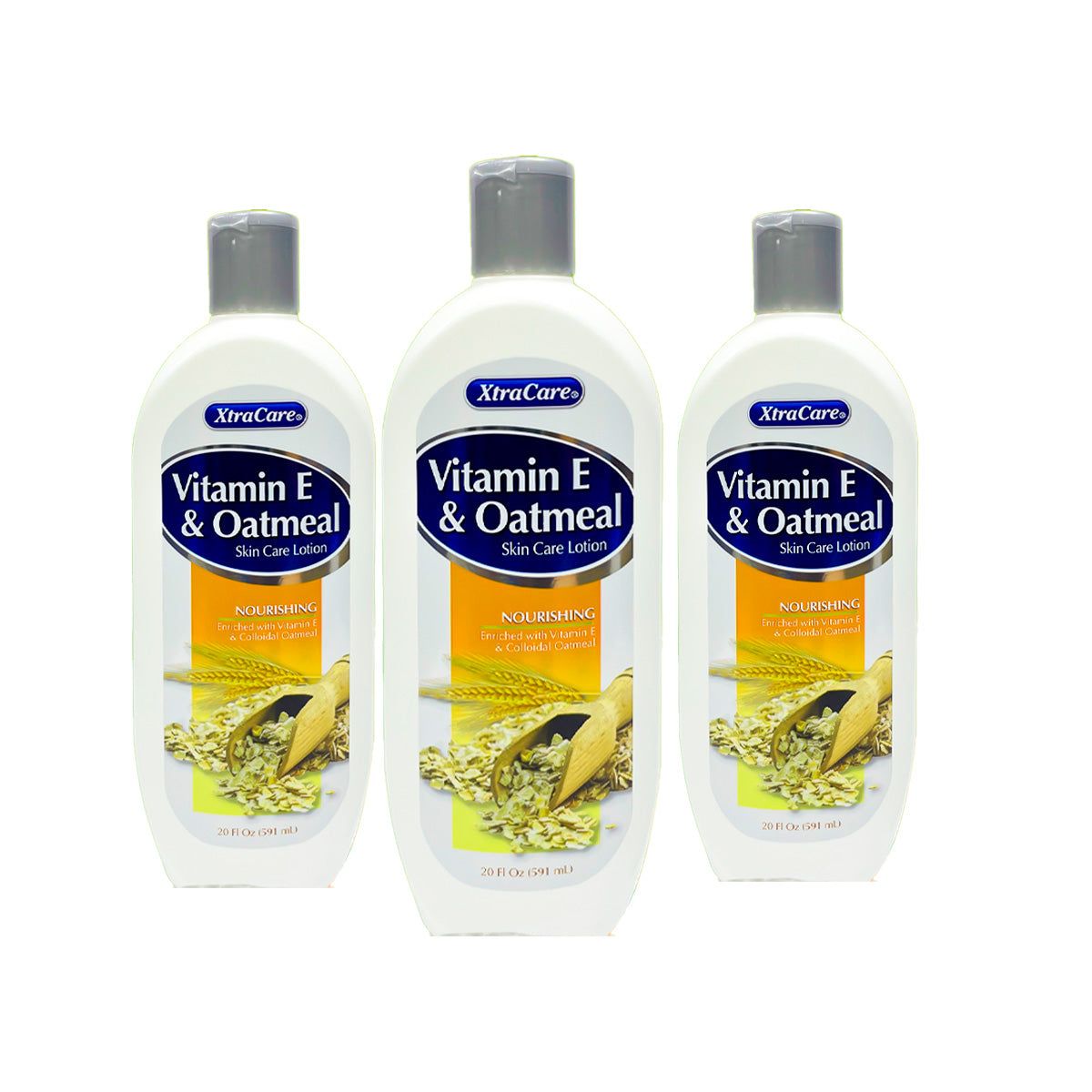 GENERICO - Crema Corporal Vitamin E & Oatmeal 591ml Xtracare 3 Und