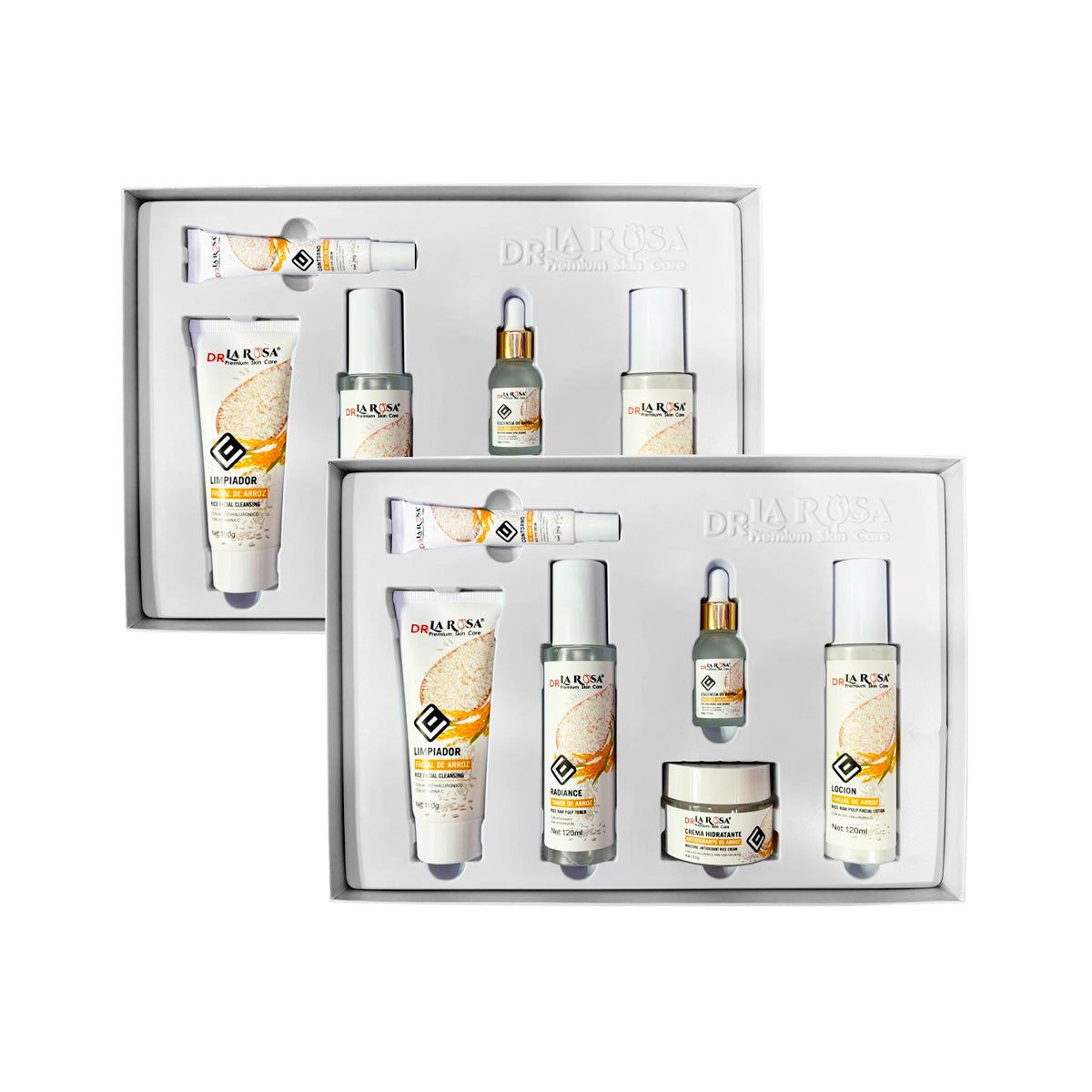 GENERICO - Set Skin Care premiun de Arroz 6 piezas Dr la Rosa 2 und