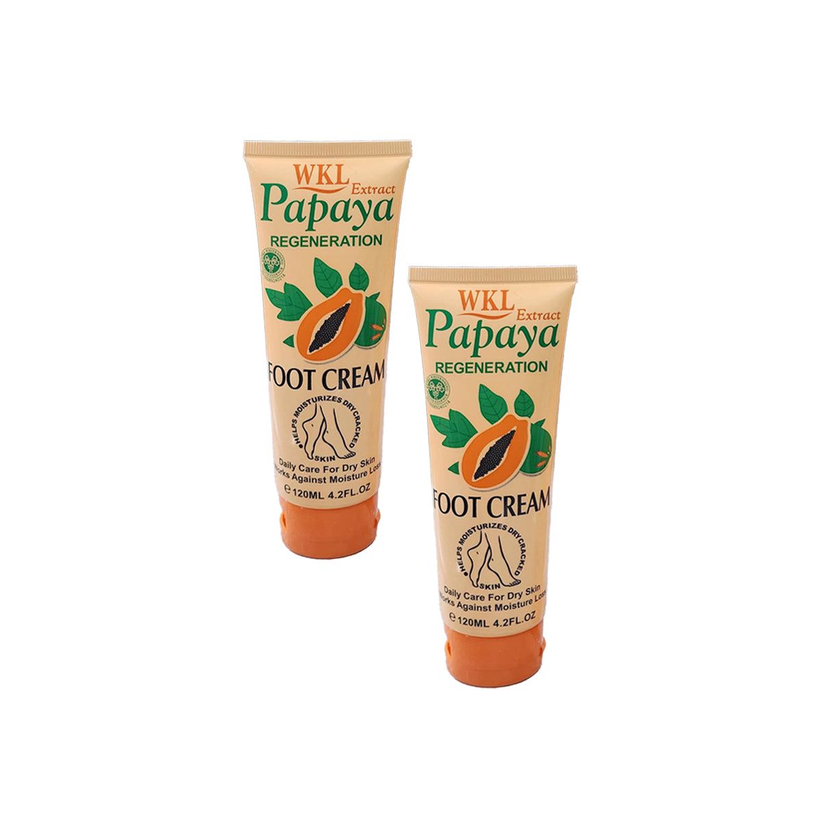 GENERICO - Crema Para Pies De Papaya 120ml Fruit Of The Wokali 2 Und