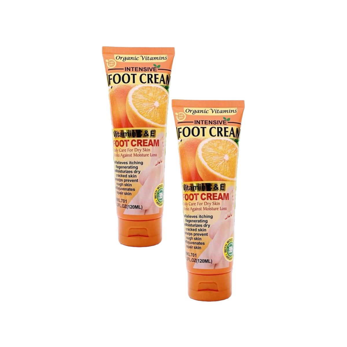 GENERICO - Crema Para Pies De Naranja 120ml Fruit Of The Wokali 2 Und