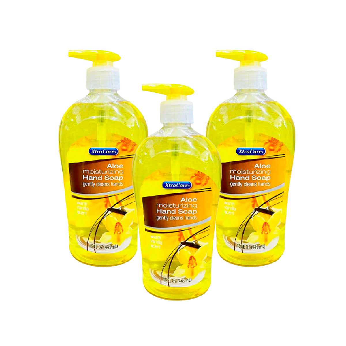 GENERICO - Jabon Liquido Para Manos Vainilla 443ml - XtraCare 3 und