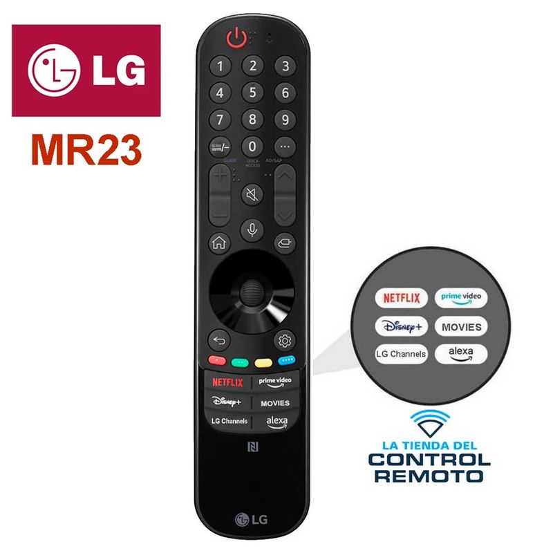 LG - Control Magic Remote LG 2023 MR23GN CON BOTON ALEXA