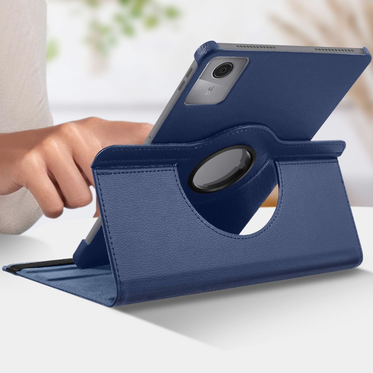 GENERICO - Funda Protector Giratorio 360° para Lenovo M11 - AZUL