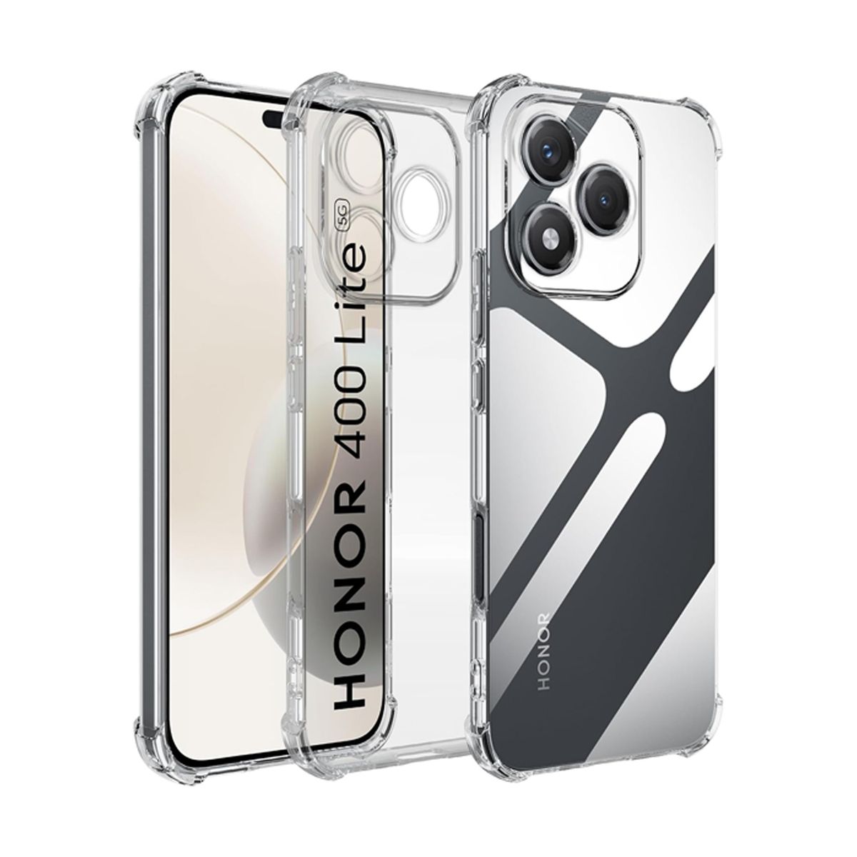 GENERICO - Case Funda Protector HONOR 400 LITE - CASE GOMA TRANSP ANTISHOCK